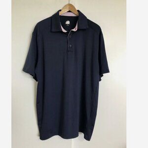 EIS Mens Navy Blue Polo Shirt XL Equestrian in Style